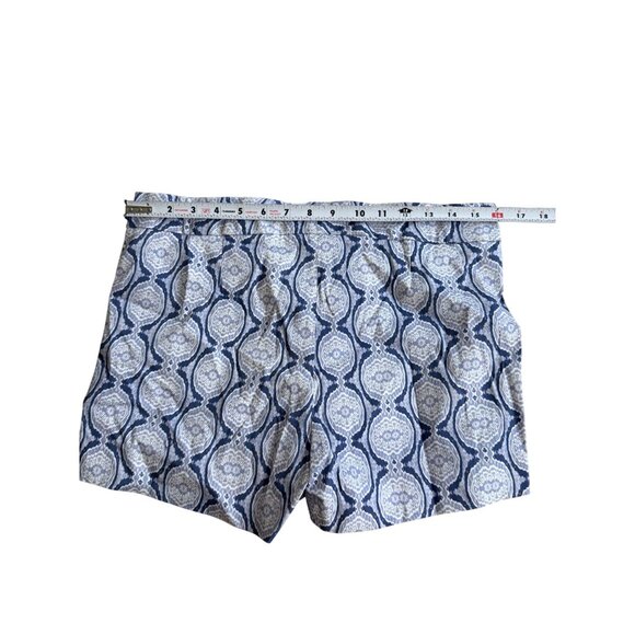 LAUREN GOLD Ikat Blue White Shorts Size 6 NEW NWT - Picture 3 of 7